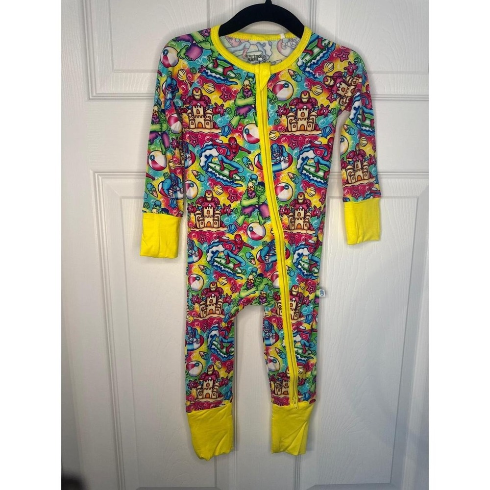 Little Britches Secret Stock Reserve Luxe Marvel Avengers Bamboo 6-12M NWT